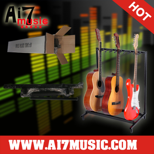 AI7MUSIC Display Guitar Stand for 5 electric guitars Row Stand For Five Guitars