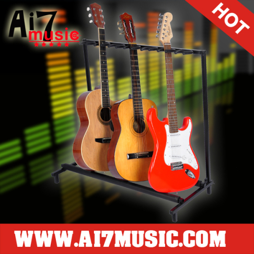 AI7MUSIC Display Guitar Stand for 7 electric guitars