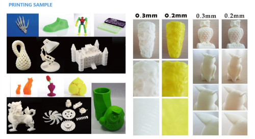 3D digital single extruder head filament 3d printer 