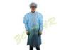 PP Disposable Isolation Gown , Latex Free Hospital Blue Isolation Gowns