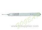 Autoclave Stainless Steel Dental Scalpel Handle , Medical Scalpel Handle and Blades