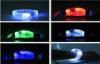 Mix Color PS PVC LED Glow Sound Activated Bracelets For Women Powered With Coin Battery CE ROHS