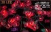 Holiday Decorative 10m RGB LED String Lights 38pcs , Indoor Butterfly String Lights