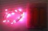 Outdoor LED String Lights Warm White / Pink For Patio, Pathway / Low Voltage String Lights