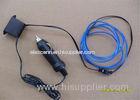 4mm / 5mm Electroluminescent LED EL Wire With DC 12V Inverter For Door And Wall
