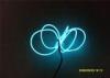 Bright Advertising Lighting Logo EL Glow Wire Controlled By Battery Pack , Inverter , Driver