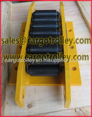 Steel chain roller skids CT model