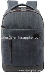 new styles sofe linen laptop backpack guangzhou munufacturer