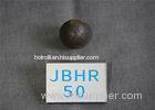 High Hardness 58 - 60.5hrc Hot Rolling Steel Balls B2 D50mm Grinding Media Ball for Cement Plants