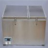 Auto mobile double door fridge with compressor 125L for out door usage