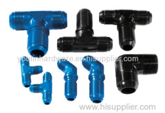 Anodizing forged aluminum fittings