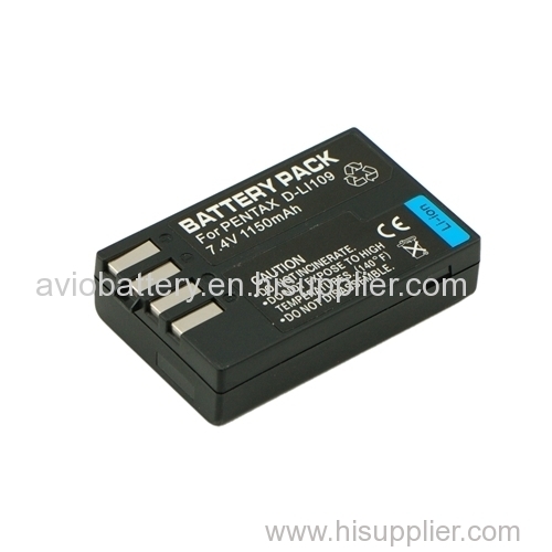 Camera Battery D-Li109 for Pentax K2