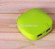 4400mAh Green Plastic Power Bank Rechargeable Mobile Charger