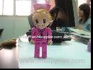 Pink Fashion Doctor Shaped USB Thumb Drives Supported Windows 7