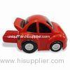 Red Car Shape Plastic Unique USB Flash Drive With Logo Printing