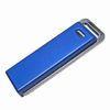 Pushable Plastic Blue 4GB USB Flash Drive USB 2.0 High Speed