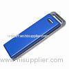 Pushable Plastic Blue 4GB USB Flash Drive USB 2.0 High Speed