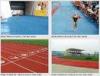 Outdoor Rubber Flooring Running Track Surfaces for High School , College