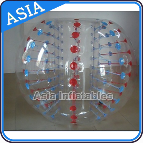 Colorful Dots Bubble Soccer Football