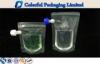 100ml / 200ml Clear Ziplock Stand Up Pouch With Spout For Water Packaging