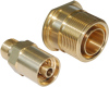 Brass quick connect couplings