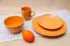 16 PCS Glazed Dinnerware Sets