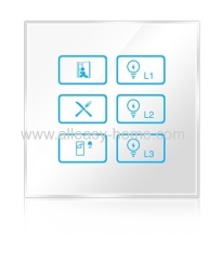 Wireless infrared wifi remote control networking zigbee lighting touch panel switch 4 gang switch dimmer light dimmer