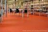 Orange Rubberized Flooring Rolled Rubber Mats High Tensile for Library