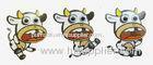 deco custom made funny Layered PET paper stickers For car / window