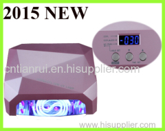 36W Nail Art LED UV Lamp Diamond with timer display