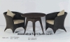 Garden dining table bar furniture wicker effect sofa set