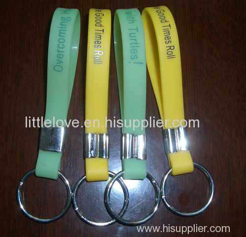 Silicone Keychain Silicone Bracelet Pint Bracelet