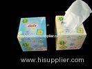 Eco Friendly Healthy 80 sheet Cube Box Facial Tissue , 18x20cm 14gsm