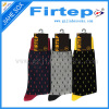 Hotselling Various Color Jacquard Argyle Combed Cotton Men Socks