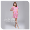 Apparel & Fashion Underwear & Nightwear Sleepwear & Pajamas Bamboo fiber sleep shirt night shirt Ladies lotus bottom hem