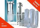 Single Bag Stainless Steel Water Filter Housing / Industrial Water Filtration