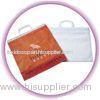 Eco - friendly Shopping Plastic Handle Bag With Hard Loop , Snap Button