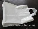Fashionable White Low Density Polyethylene Bags White Ribbon