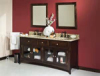 beautifil chinese marble bathroom vanity top glass sink with best price