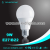 E27 led light bulb 9 watt LED bulbs dimmable