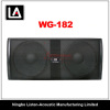 Dual 18&quot; Professional Stage PA Wooden Speaker WG - 182