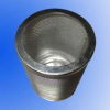 Stainless steel pleated mesh filter cartridge