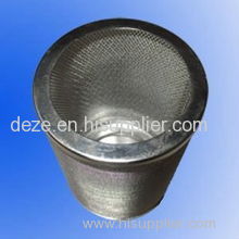 Stainless steel pleated mesh filter cartridge