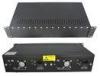 14 Slot Rackmount Chassis Fiber Optic Converter With 4 Fans 2 Power Supply