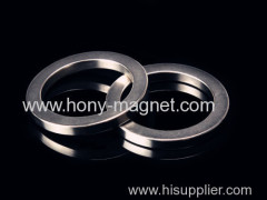 Super Permanent Disc shaped ndfeb ring magnet ni coating
