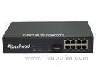 1 Port FX 8 Port TP Fiber Optic Switches Support Transmission 100V-240V AC