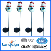 Cixi landsign solar light factory with BSCI and ISO9001 certified christmas stick solar lights