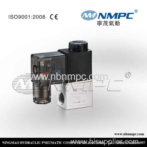 Aluminum alloy body 2 ways solenoid valve