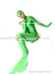 Green Mermaid Lycra Zentai Suit