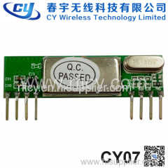 434MHz Ask Superheterodyne Wireless Receiver RF Module